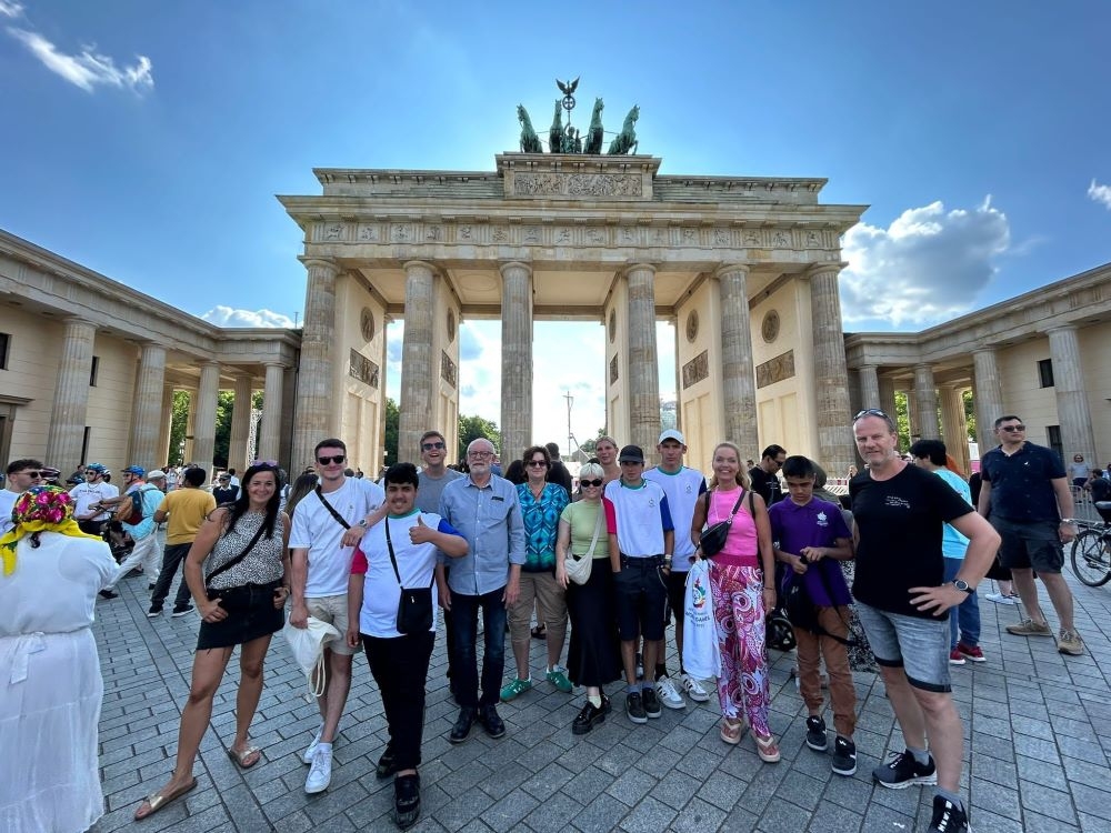 Gladbecker Delegation bei den „Special Olympics“