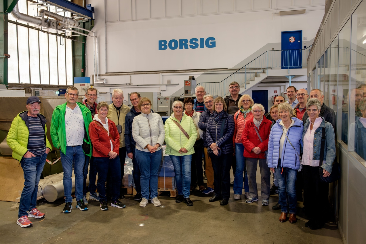 Heimatverein besucht Firma Borsig