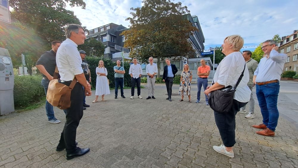 Innenstadt-Spaziergang im Rahmen des  Innenstadtkonzeptes