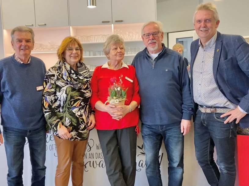 Wolfgang Walesch, Gudrun Müller, Margret Horlacher, Achim Rodewald und Norbert Dyhringer 
