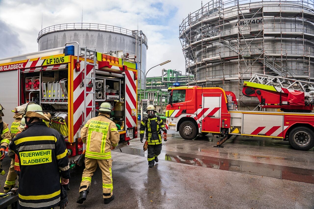 Feuerwehr probt den Ernstfall