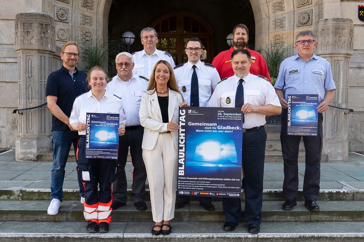 Gemeinsam stark für Gladbeck: Blaulichttag im September