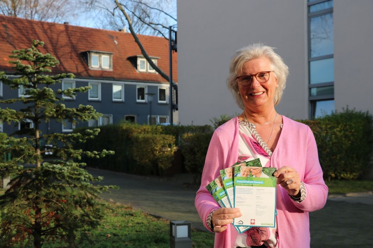Gabriele Buchholz von der Caritas Gladbeck hilft Betroffenen und Angehörigen bei demenziellen Erkrankungen