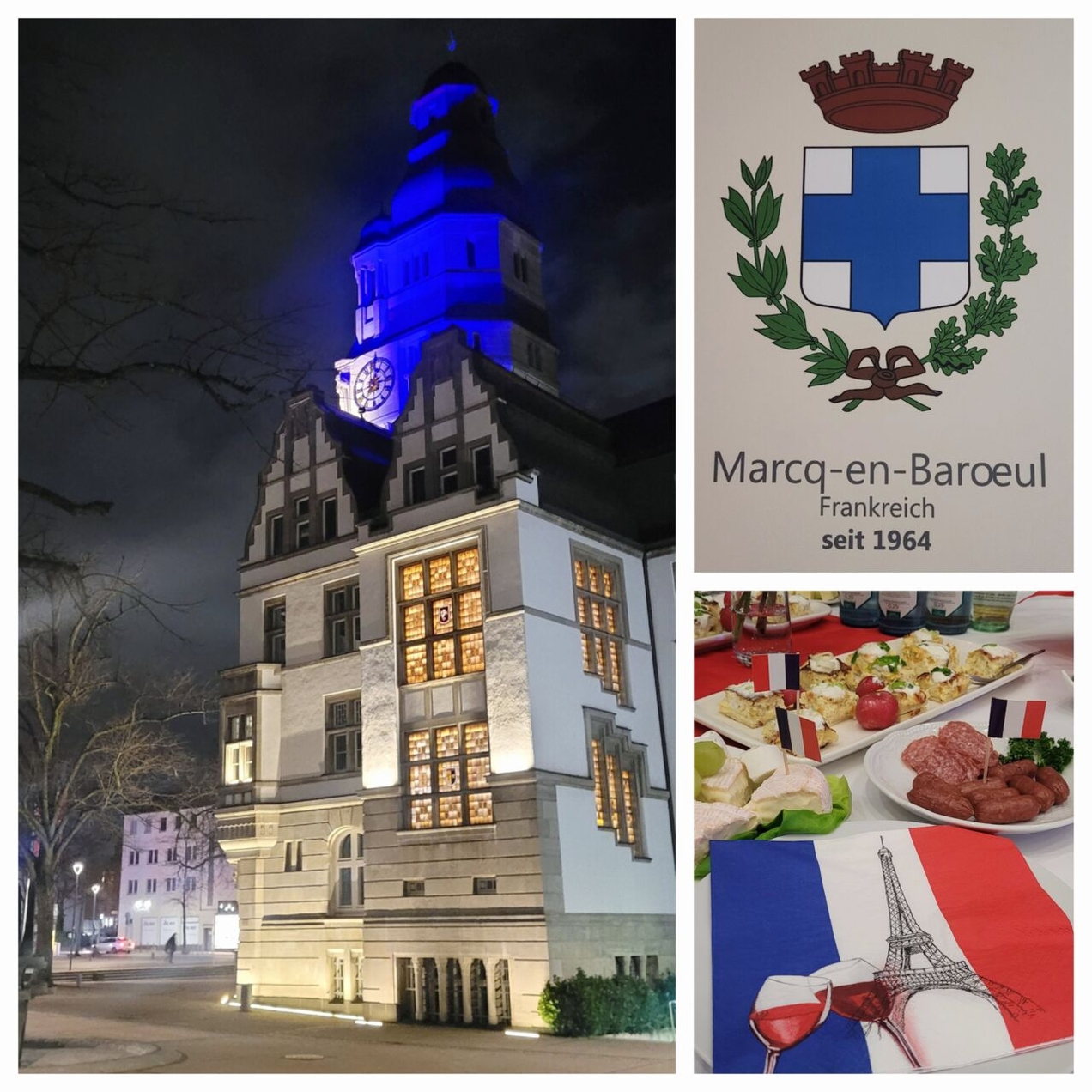 Jubiläumsjahr 60 Jahre Städtepartnerschaft zwischen Gladbeck  und Marcq-en-Barœul