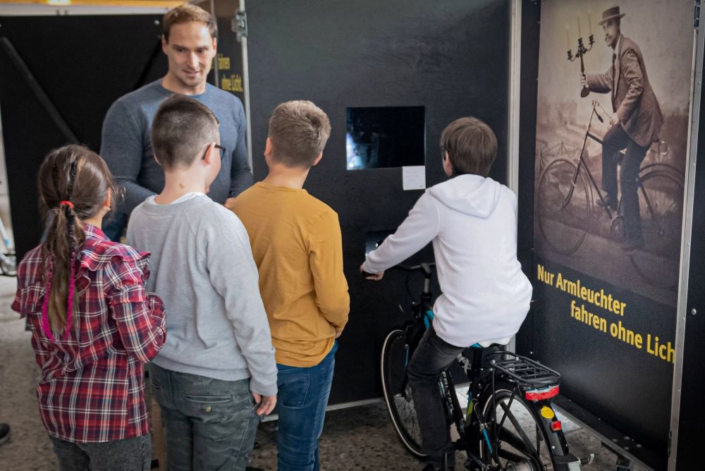 Mitmachaktion für mehr Sichtbarkeit beim Radfahren