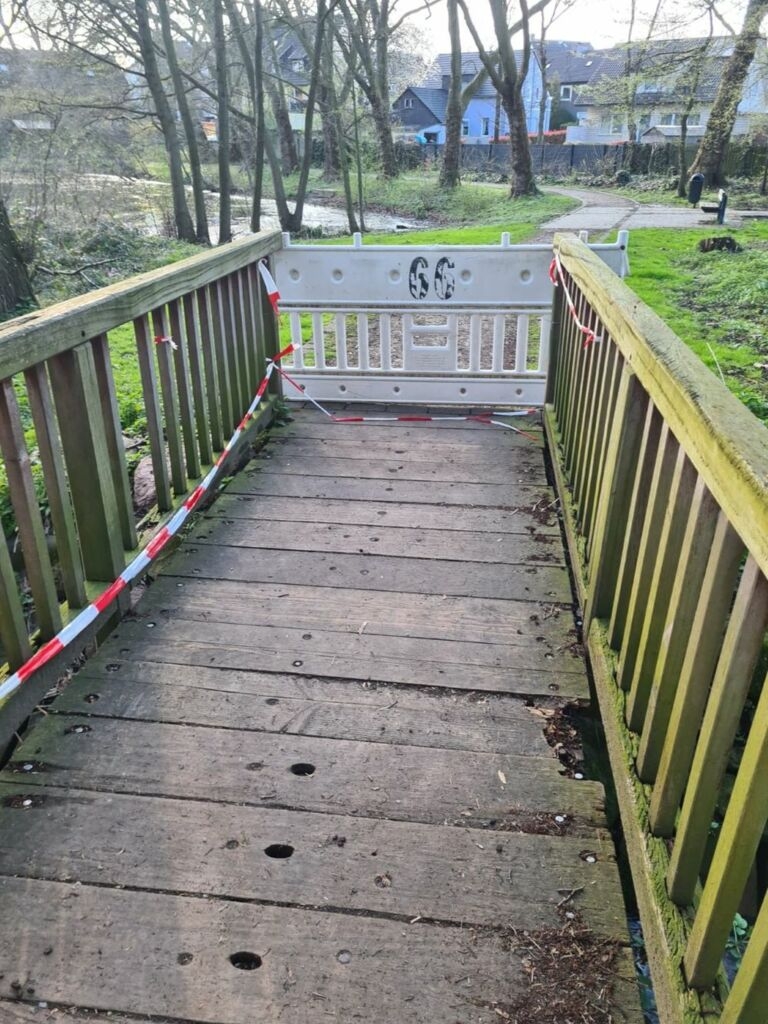 Neue Brücke über den Nattbach am Stensteich geplant