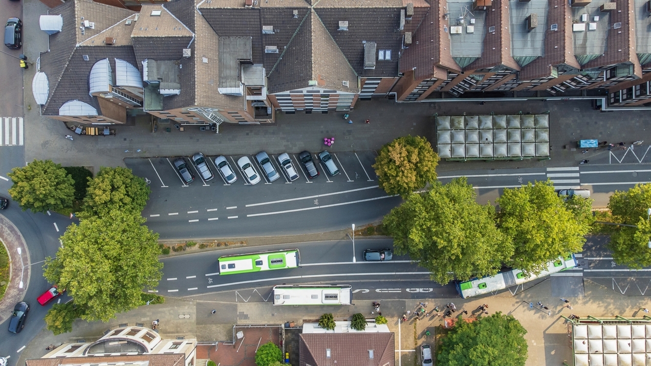 Stadt optimiert Busverkehr in der Innenstadt