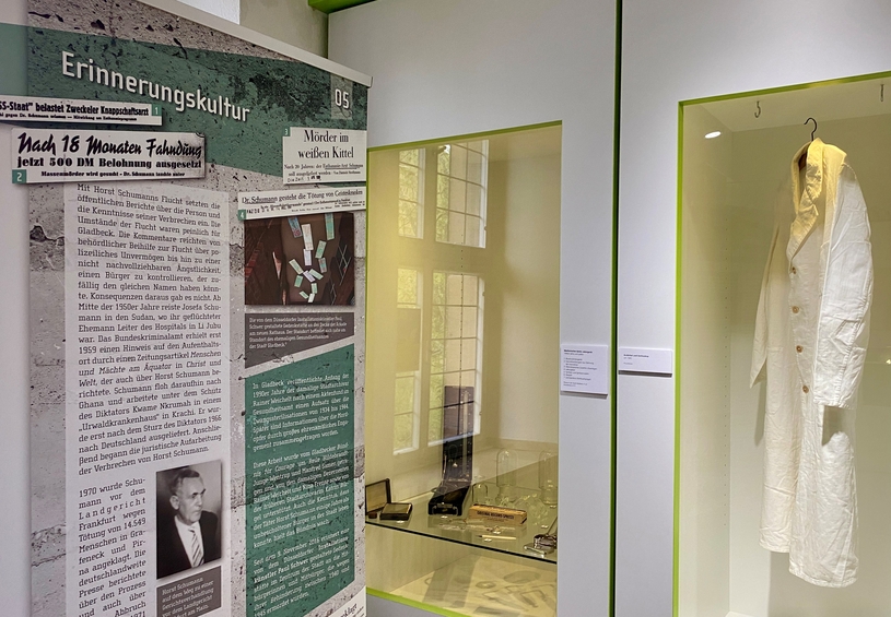 Blick in die Sonderausstellung über „Vergessene Opfer der NS- ‚Euthanasie‘“
