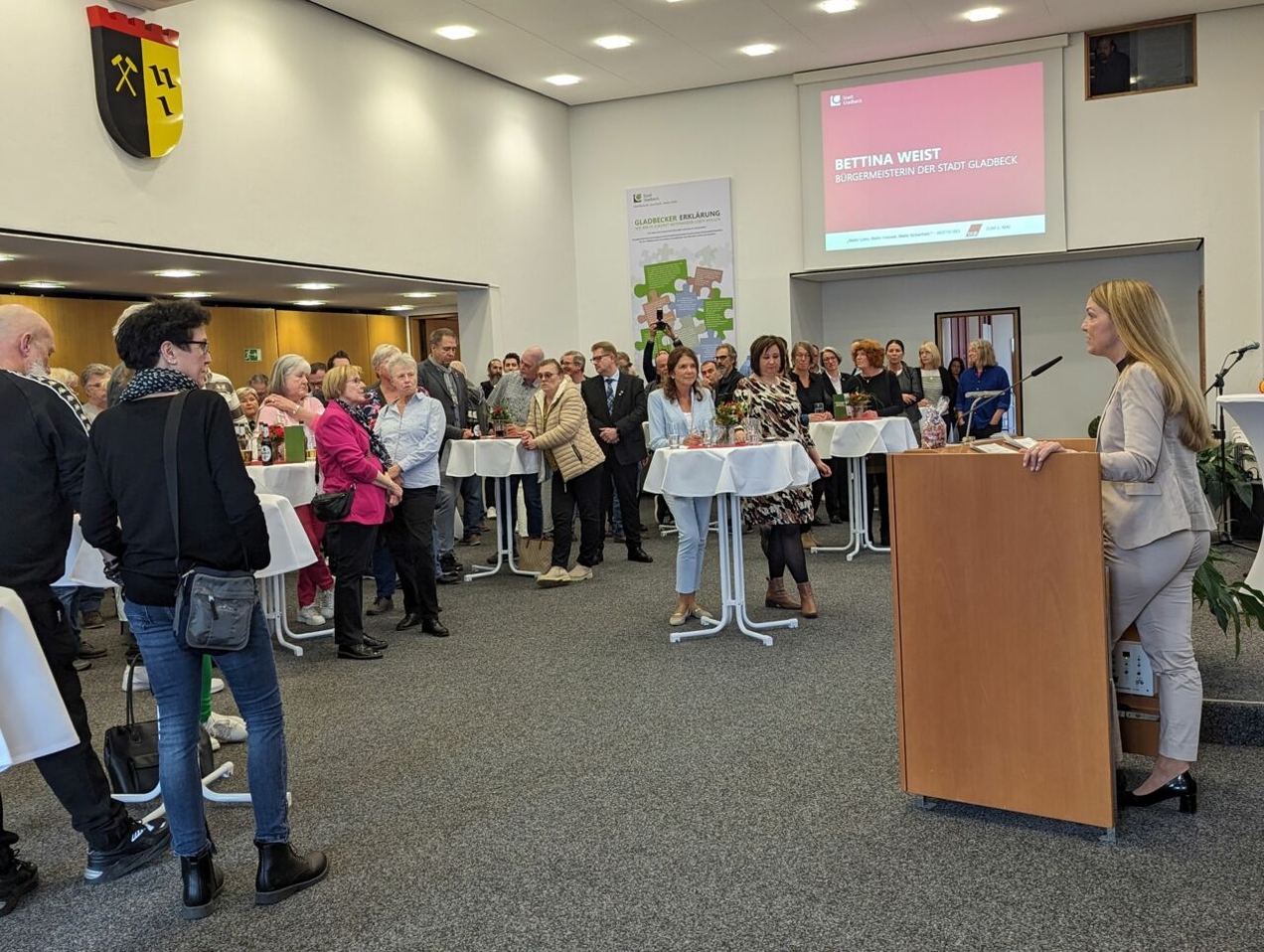 Empfang der Arbeitnehmer