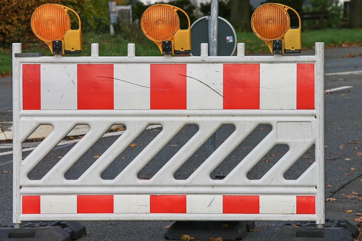 Sperrung im Bereich der Hegestraße