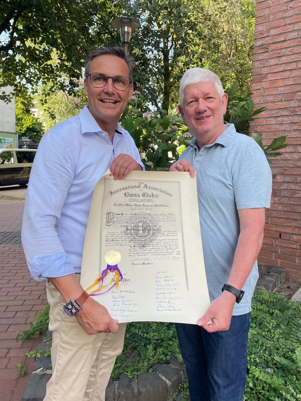 Amtsübergabe im Lions Club