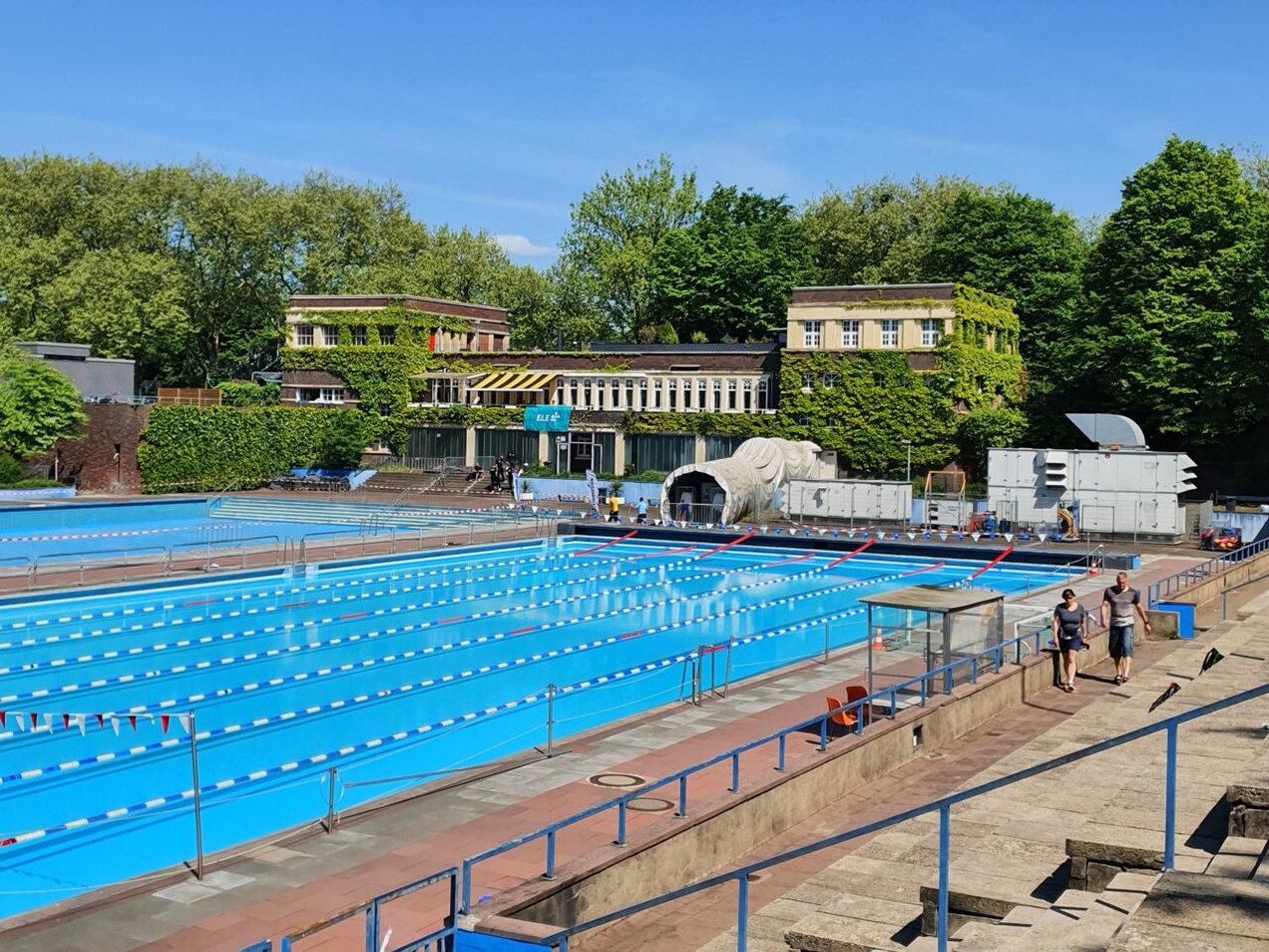 Feriensaison im Freibad