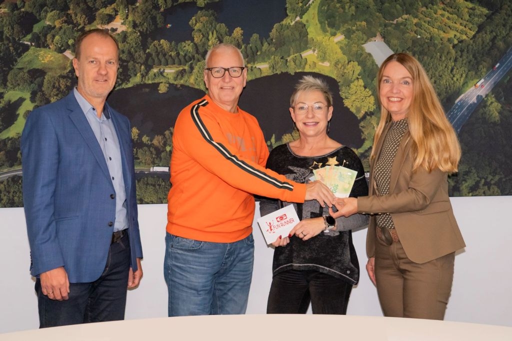 Spende für die Beleuchtung der Marathonbahn