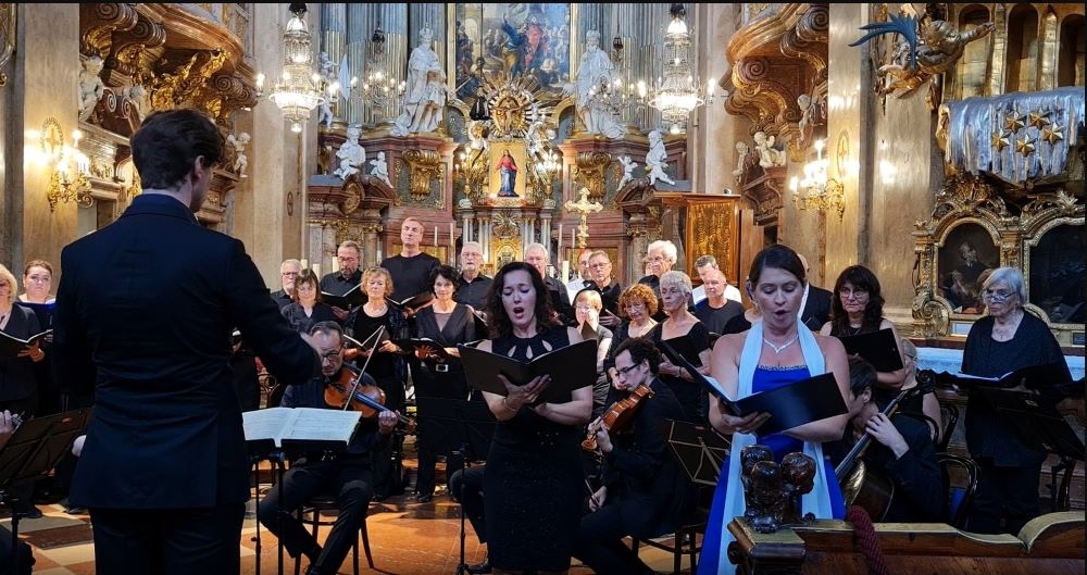 Der Kammerchor der Musikschule der Stadt Gladbeck  konzertierte in Wien